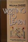 Writing to Learn | 9999903469919 | William Zinsser