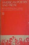 American Poetry and Prose III | 9999903460657 | Foerster