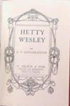 Hetty Wesley | 9999903357124 | 'Q'