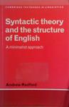 Syntactic Theory and tthe Structure of English | 9999903486206 | Andrew Radford