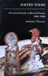 Poetry Today | 9999903243649 | Anthony Thwaite