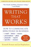 Writing That Works, 3rd Edition | 9999903446446 | Kenneth Roman Joel Raphaelson