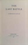 The Last Battle | 9999903424956 | Cornelius Ryan