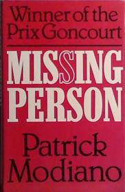 Missing Person | 9999903416531 | Patrick Modiano
