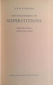 Encyclopaedia of Superstitions | 9999903427254 | Radford
