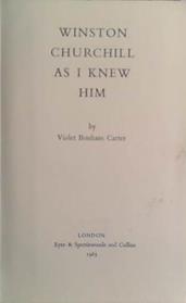 Winston Churchill: As I Knew Him | 9999903479826 | Violet Bonham Carter