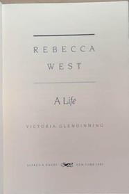 Rebecca West | 9999903278832 | Victoria Glendinning
