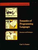 Semantics of Programming Languages | 9999903401551 | Carl A. Gunter