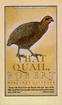 That Quail, Robert | 9999900287950 | Stanger, Margaret