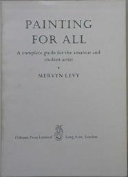 Painting For All | 9999903060659 | Levy, Mervyn