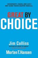 Great by Choice | 9999903455950 | Jim Collins Morten T. Hansen