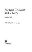 Modern criticism and theory | 9999902671115 | edited by David Lodge