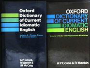 Vol. 1&2. Oxford Dictionary of Current Idiomatic English: Verbs with prepositions & particles | 9999902941430 | Anthony Paul Cowie Ronald Mackin Isabel R. McCaig