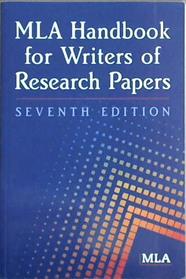 MLA Handbook for Writers of Research Papers | 9999903088462 | Modern Language Association of America