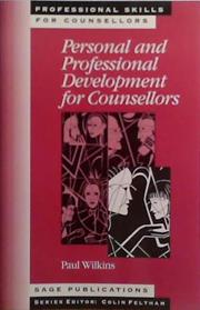 Personal and Professional Development for Counsellors | 9999903527282 | Paul Wilkins