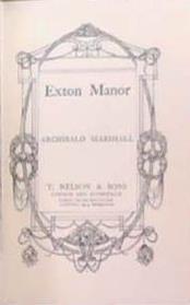 Exton Manor | 9999903357285 | Archibald Marshall