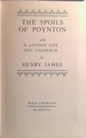 The Spoils of Poynton | 9999903410133 | Henry James