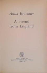 A Friend from England | 9999903446637 | Anita Brookner