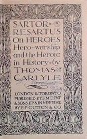 Sartor Resartus: Heroes and Hero Worship | 9999903410782 | Thomas Carlyle