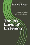 The 28 Laws of Listening | 9999903430162 | Dan Oblinger