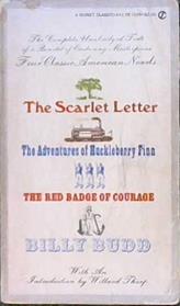 The Scarlet Letter: The Adventurers of Huckleberry Finn: The Red Badge of Courage: Billy Budd | 9999902857991 | Various