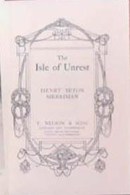 The Isle of Unrest | 9999903357315 | H. Seton Merriman