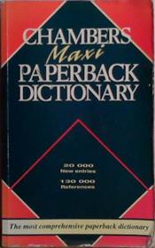 Chambers Maxi Paperback Dictionary | 9999903523550