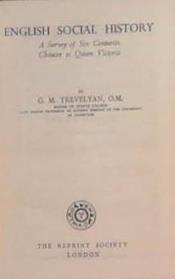 English Social History | 9999903376323 | G.M. Trevelyan