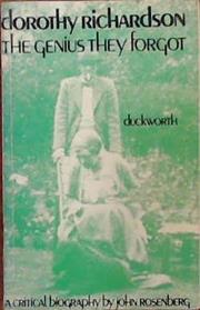 Dorothy Richardson: The Genius They Forgot | 9999903393306 | Duckworth
