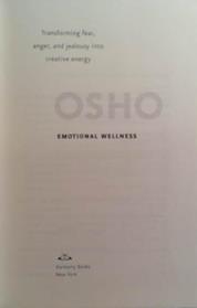 Emotional Wellness | 9999903528722 | Osho