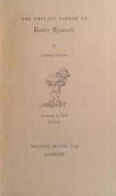 The Private Papers of Henry Rycroft | 9999903466130 | George Gissing