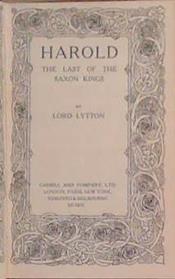 Harold: The Last of the Saxon Kings | 9999903376422 | Lytton