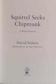 Squirrel Seeks Chipmunk | 9999903438021 | David Sedaris