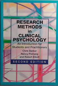 Research Methods in Clinical Psychology | 9999903519522 | Chris Barker Nancy Pistrang Robert Elliott