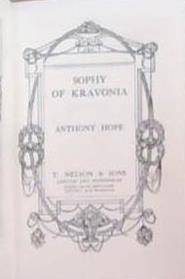 Sophy of Kravonia | 9999903357360 | Anthony Hope