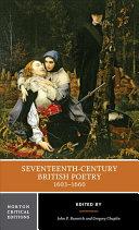 Seventeenth-century British Poetry, 1603-1660 | 9999903387060 | John Peter Rumrich Gregory Chaplin