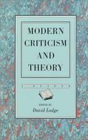 Modern criticism and theory | 9999902260623 | edited by David Lodge