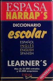 Diccionario Escolar | 9999903414995 | Espasa-Harrap's Staff