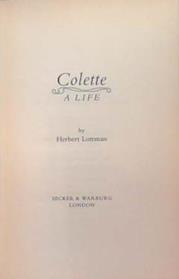 Colette | 9999903279785 | Herbert Lottman