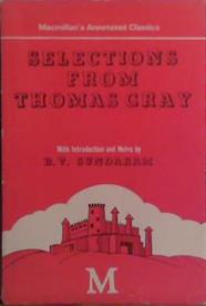 Selections from Thomas Gray | 9999903488347 | B.V: Sundaram