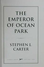 The Emperor of Ocean Park | 9999902929506 | Stephen L. Carter