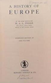 A History of Europe | 9999903375456 | H.A.L. Fisher