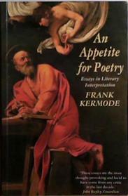 An Appetite for Poetry | 9999903520030 | Frank Kermode