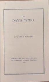 The Day's Work | 9999903317616 | Rudyard Kipling