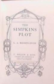 The Simpkins Plot | 9999903357469 | George A. Birmingham