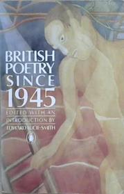 British Poetry Since 1945 | 9999903468196 | Edward Lucie-Smith