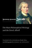 The Main Philosophical Writings and the Novel Allwill | 9999903281337 | Friedrich Heinrich Jacobi