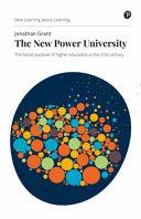 The New Power University | 9999903231622 | Jonathan Grant