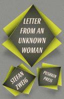 Letter from an Unknown Woman | 9999903518051 | Stefan Zweig