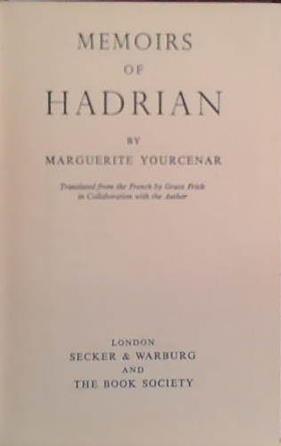 Memoirs of Hadrian | 9999903524533 | Margueritte Yourcenar